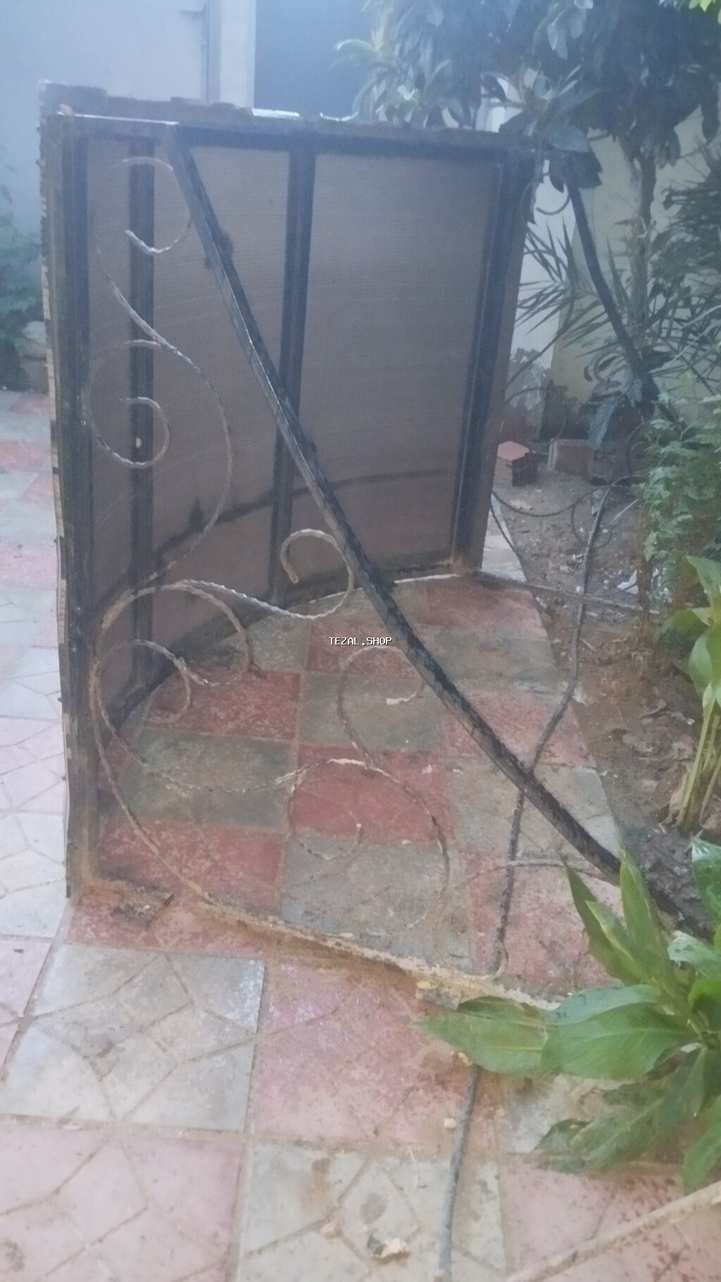 Dekorativ metal məftilli korkuluk/pərdəlik panel - Material: qalın