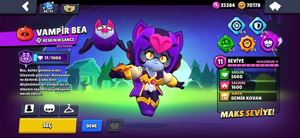 Brawl Stars oyun hesabı – yüksək səviyyəli və zəngin kontentli - Kupa - şəkil 4
