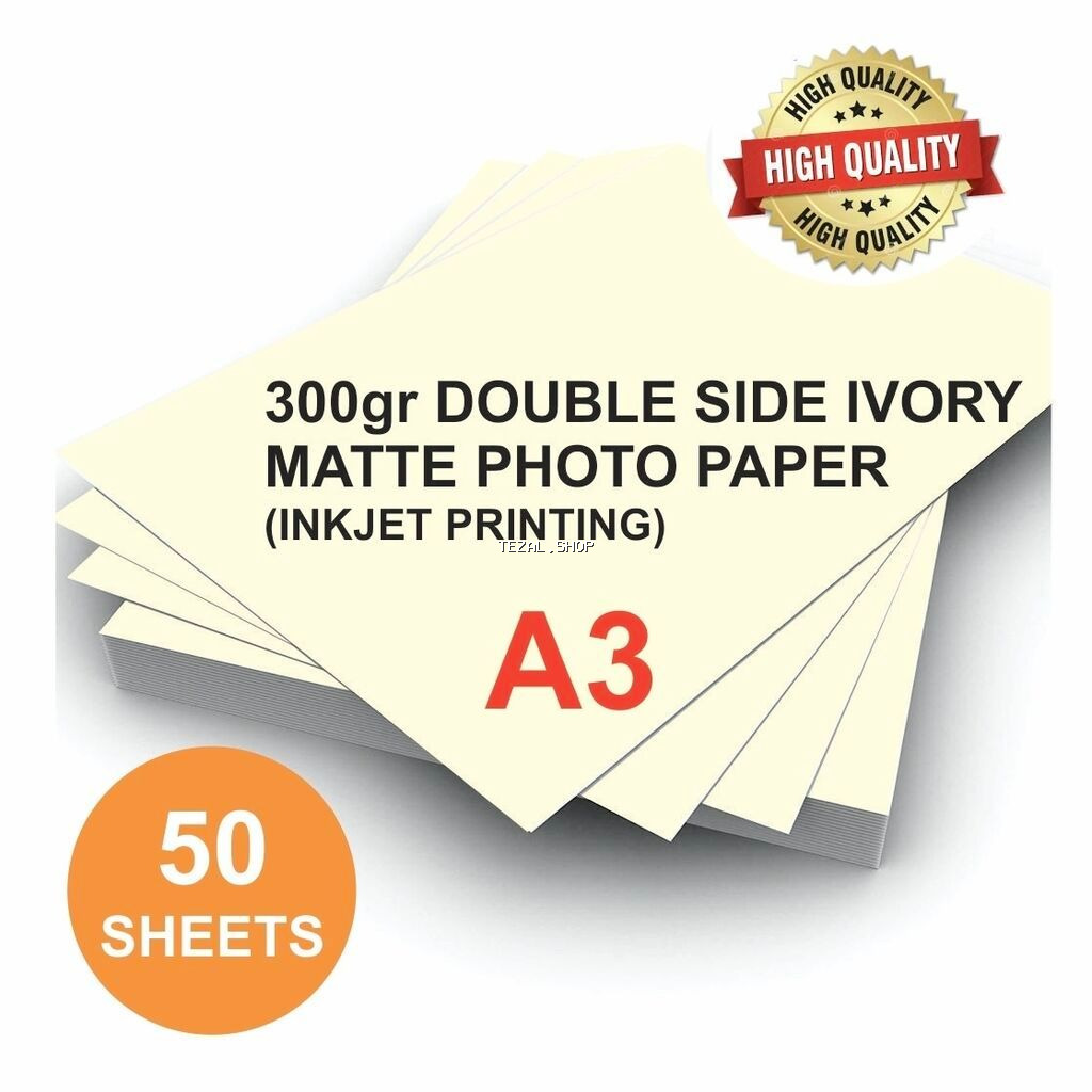 Epson, HP, Canon printerlərində çap etmək üçün A3 formatında fik dişi