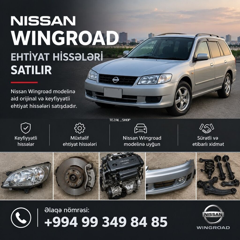 Nissan Wingroad ehtiyat hissələri - Nissan Wingroad modelinə uyğun Masazır — TezAl.shop