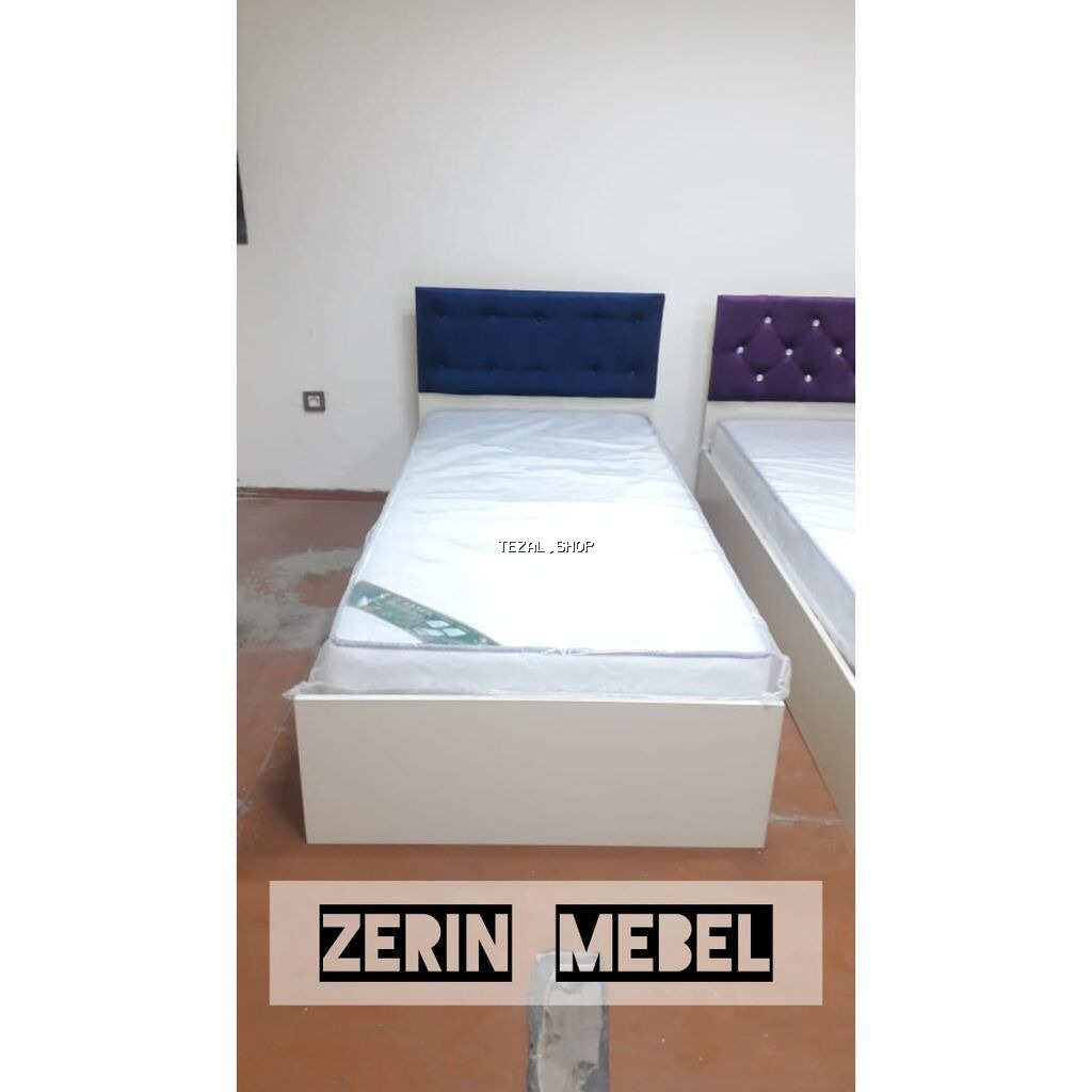Yeni, Təknəfərlik çarpayı, Bazasız, Matras ilə, Siyirməsiz, Rusiya - şəkil 3