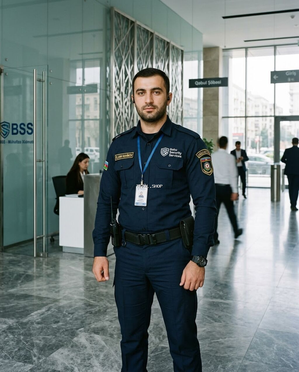 “Pro Security” MMC mühafizəçi bəy axtarır Yaş: 25-48. Əmək haqqı