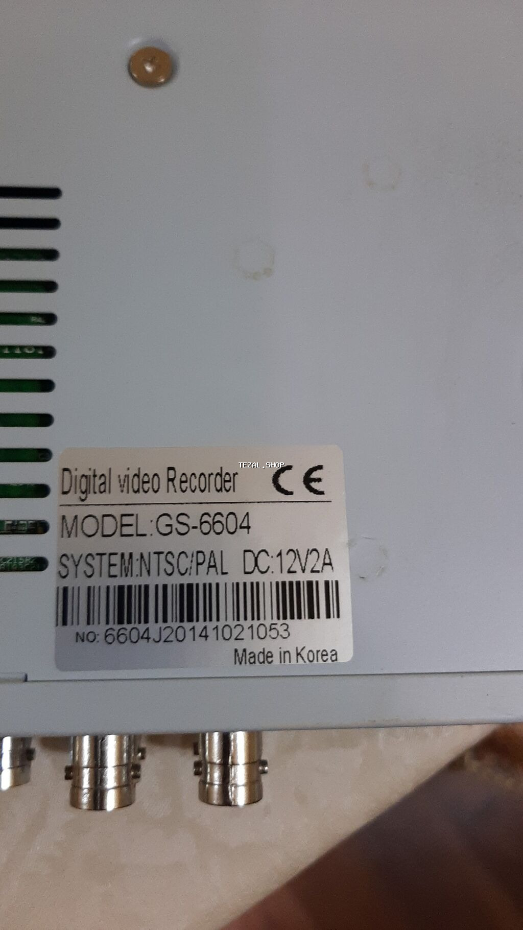 GoldStar GS-6604 Rəqəmsal Video Qeydiyyatçı (DVR) - Model: GS-6604 - - şəkil 3