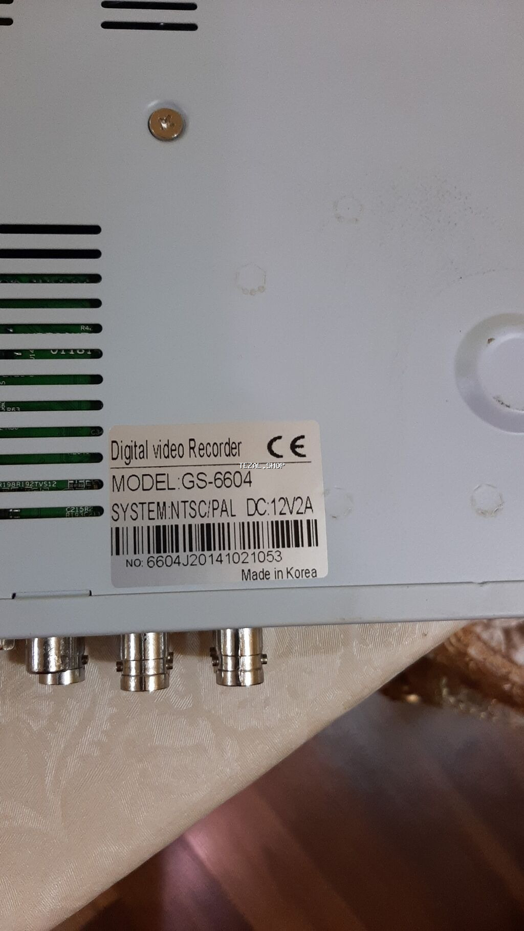 GoldStar GS-6604 Rəqəmsal Video Qeydiyyatçı (DVR) - Model: GS-6604 - - şəkil 4