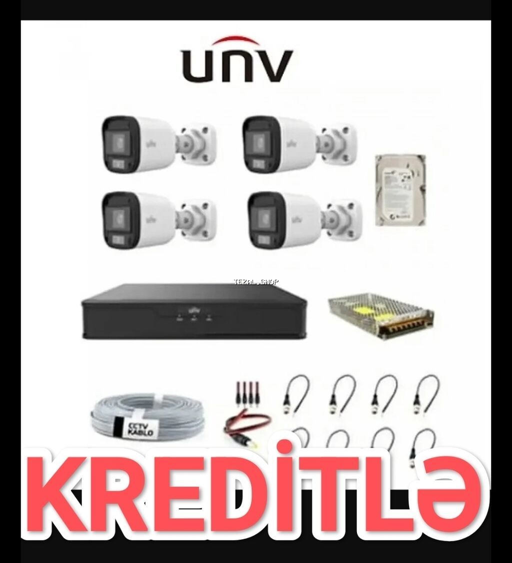 UNV markasına məxsus bu təhlükəsizlik kamera sistemni Tək Şəxsiyyət
