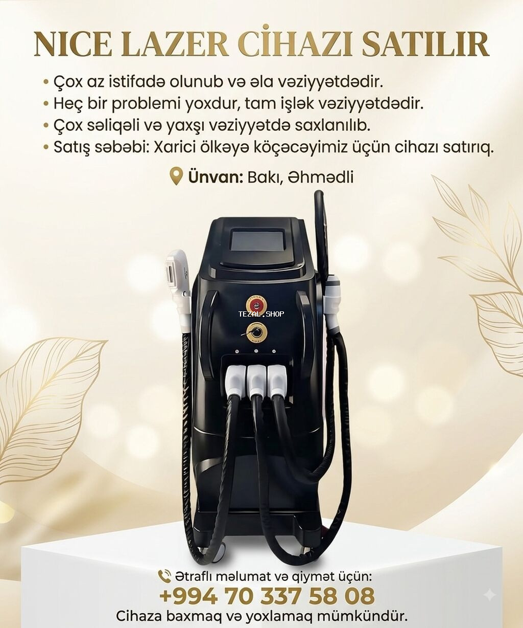 ✨ NICE LAZER CİHAZI TƏCİLİ SATILIR! ✨ Çox az istifadə olunub, əla - şəkil 5