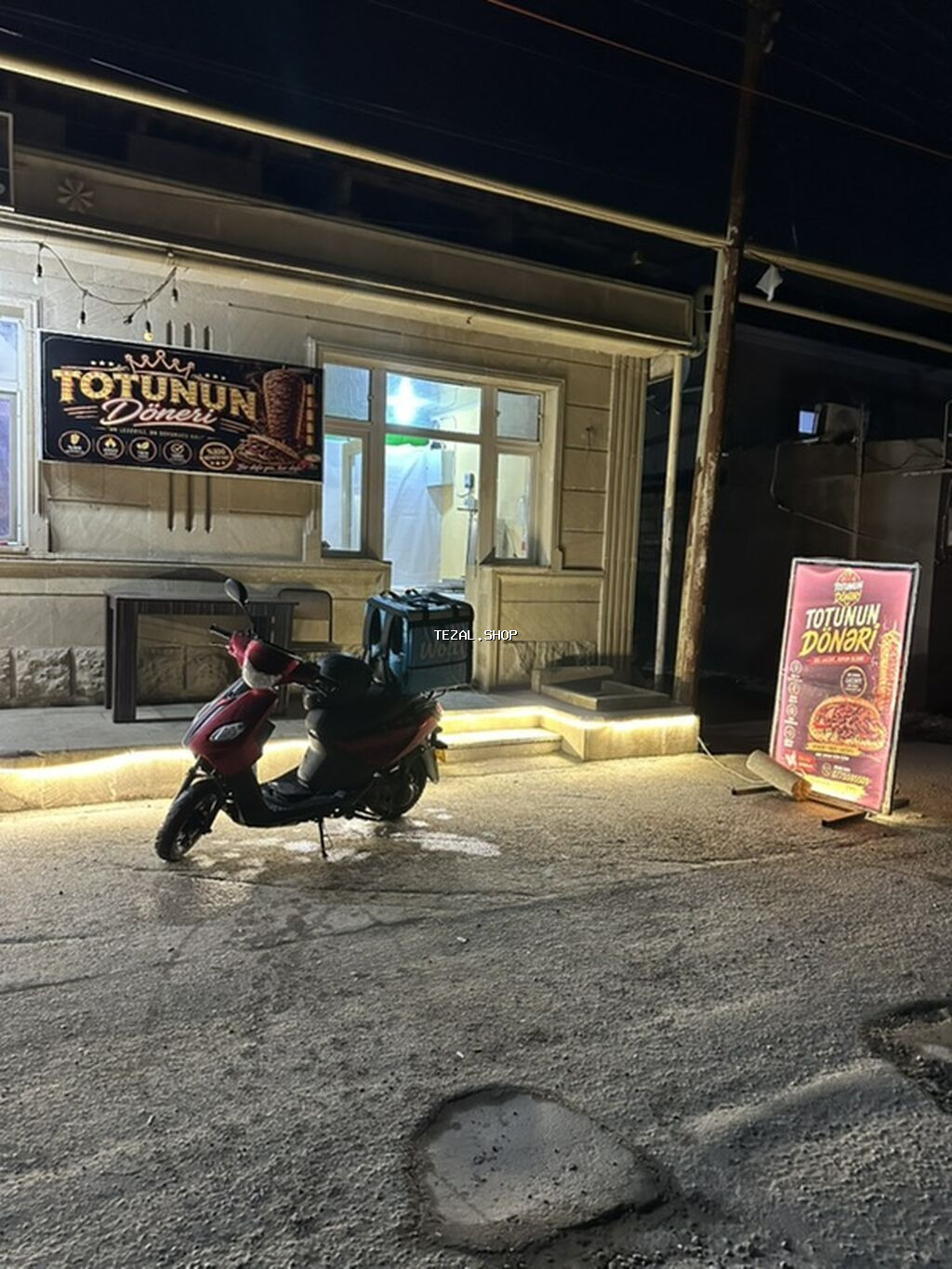 İcarəyə verilir. Moped daxil Totunun Döneri – hazır iaşə nöqtəsi və Bakı — TezAl.shop