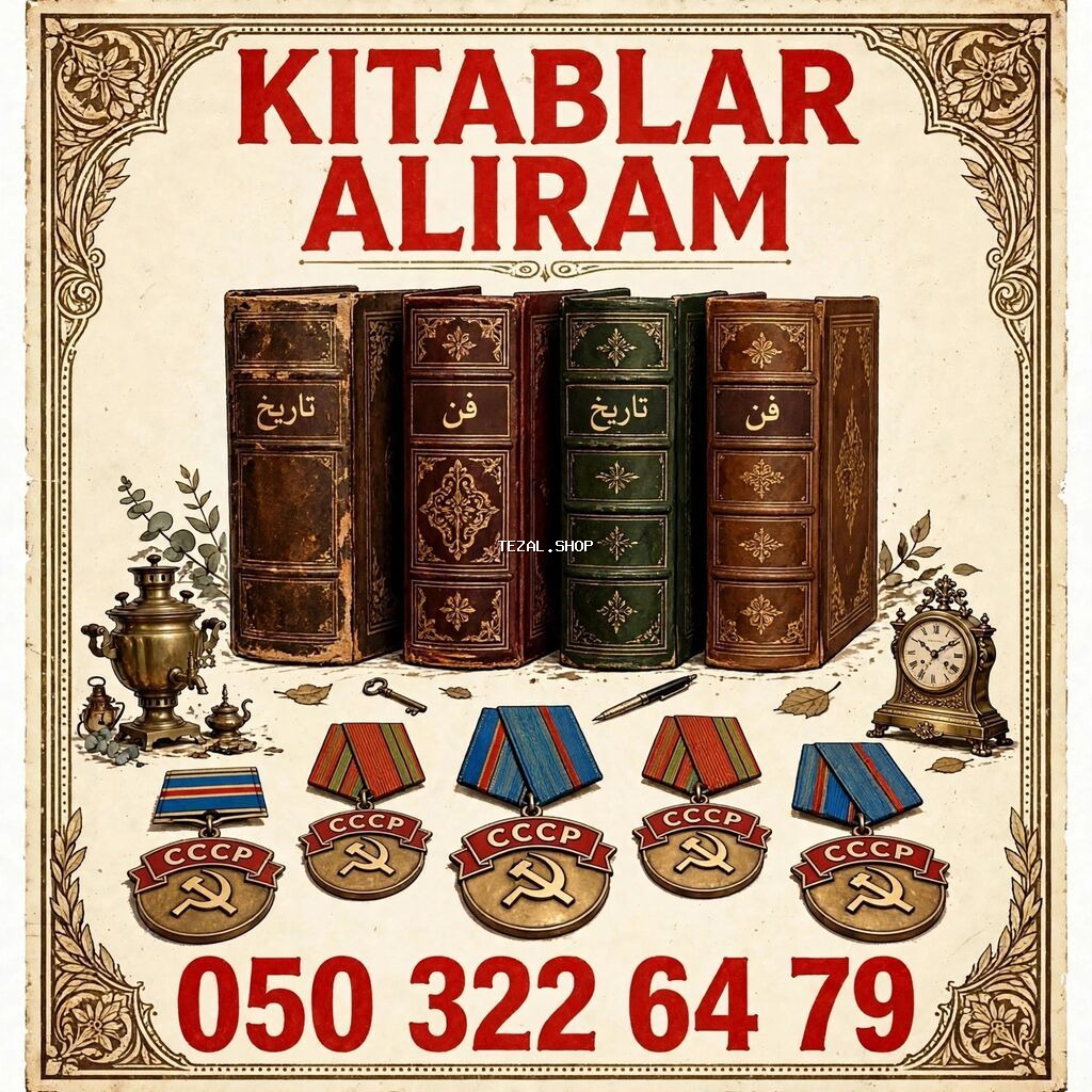 Kitablar və medallar alıram