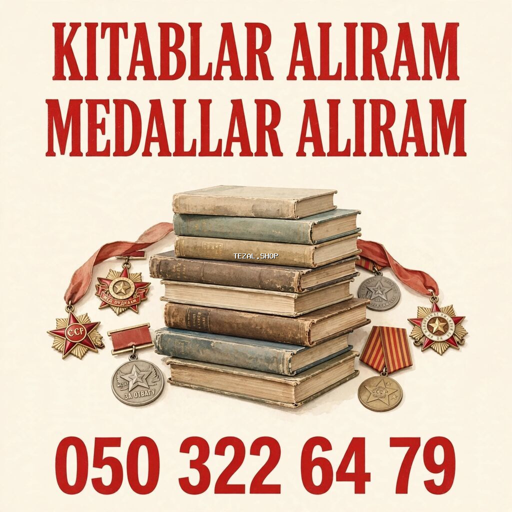 Kitablar və medallar alıram - şəkil 3