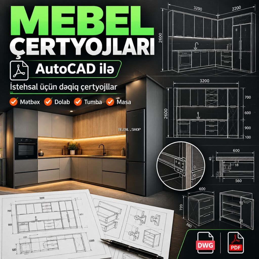 Mebel ustası, 5 ildən artıq təcrübə, 6/1