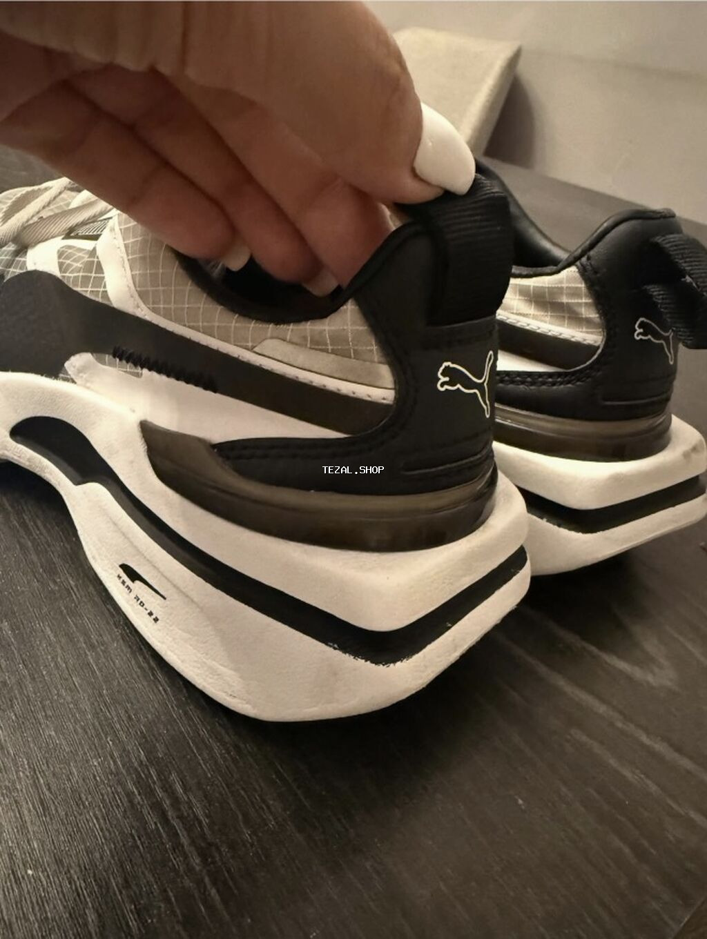 PUMA kişi/kadın idman ayaqqabısı. Yeni veziyyetde, çox az geyinilib - şəkil 2