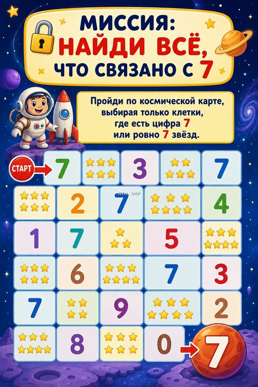 “Умный старт” 🇦🇿🇷🇺 ❗️💡Müəllifdən (от автора) Məktəbəqədər yaşlı - şəkil 5