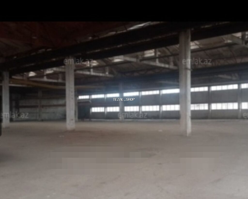 Ceyranbatan,,Anbar, İstehsalat 3880 kvm Xüsusiyyətlər: Tavanin