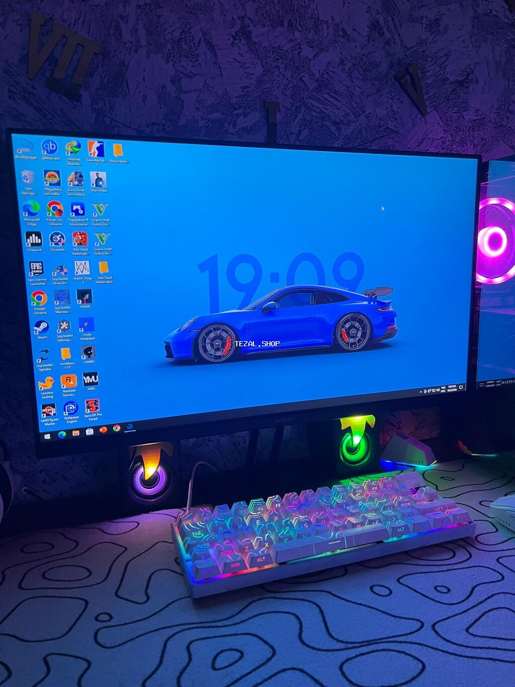 Tam Dəst Gaming PC / Ryzen 5 5600 + RX 6500 XT / Monitor, Siçan - şəkil 5