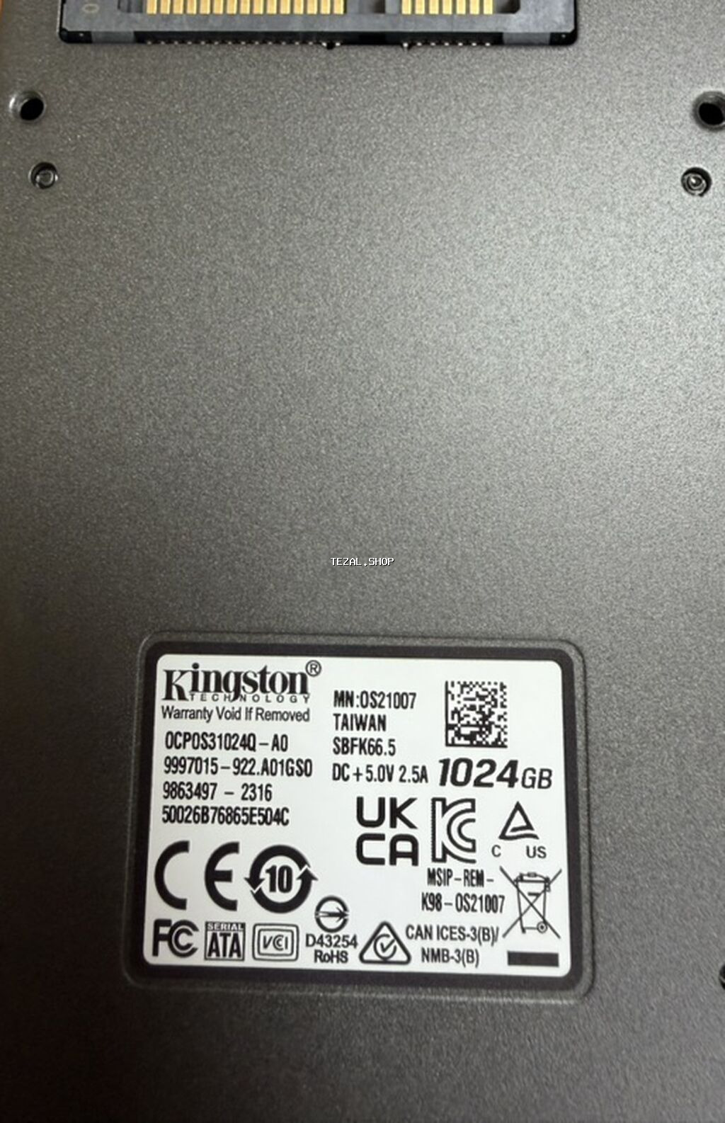 Kingston 2.5" SATA SSD – 1TB yenidir!!! - Brend: Kingston Technology - şəkil 2