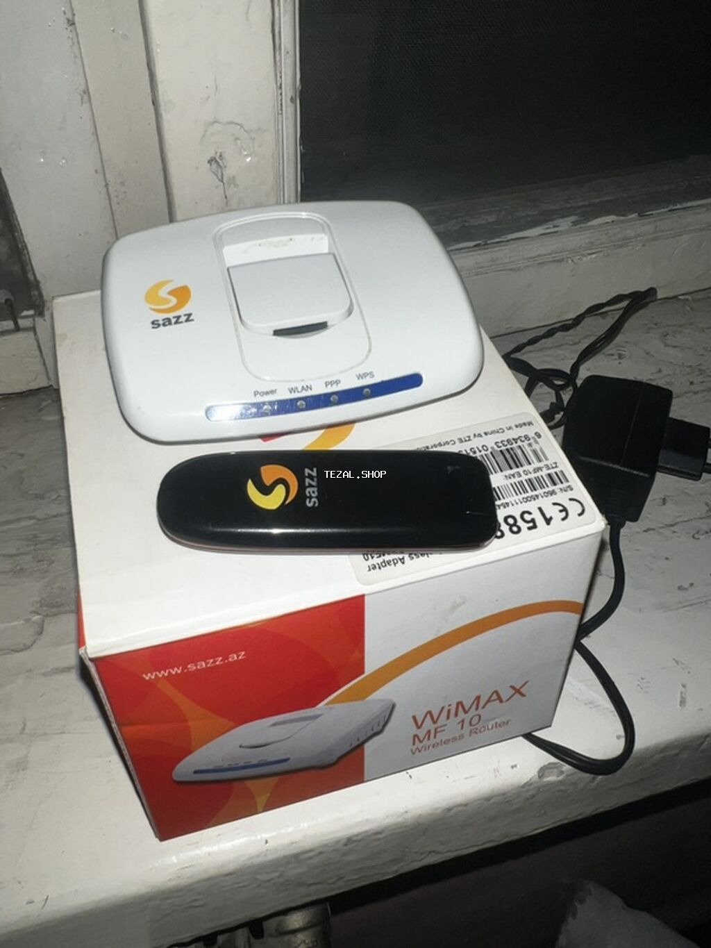 Sazz WiMAX MF10 simsiz router + Sazz USB modem dəsti Xüsusiyyətlər: -