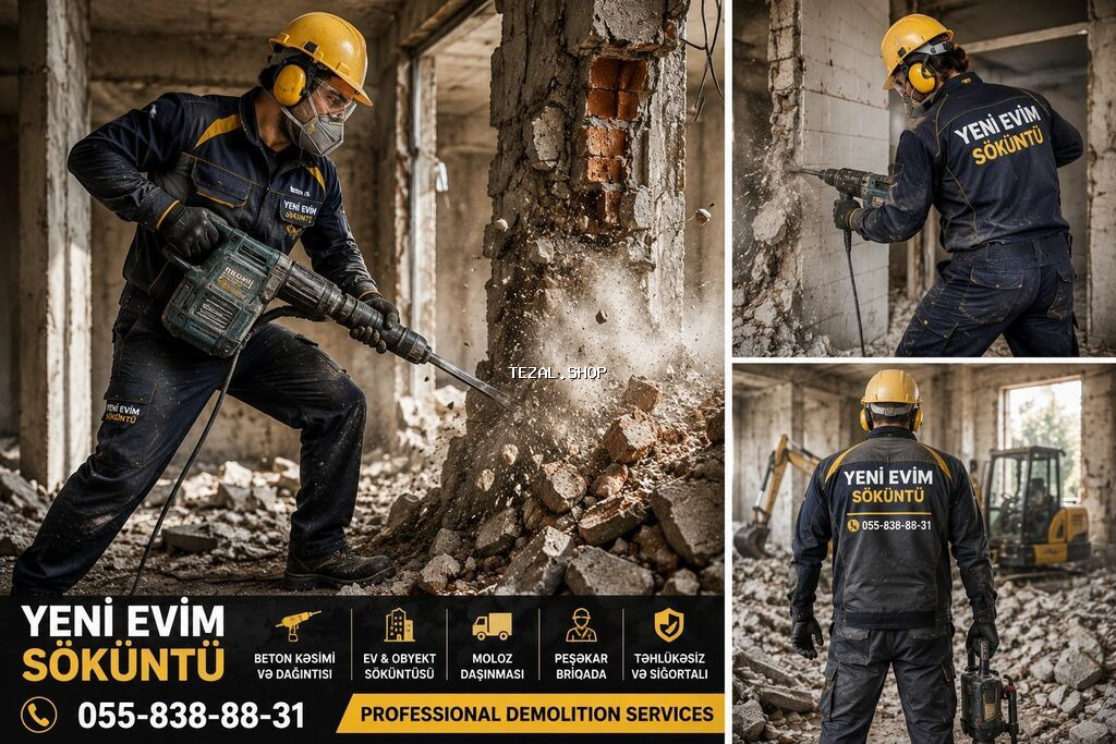 🚧 SÖKÜNTÜ XİDMƏTİ – SÜRƏTLİ, TƏMİZ VƏ ETİBARLI! 🚧 🏠 Ev • Mənzil •