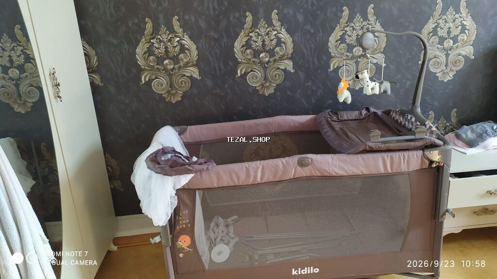 Kidilo manej yataq. Heç bir problemi yoxdur.Demək olar ki az istifadə - şəkil 2