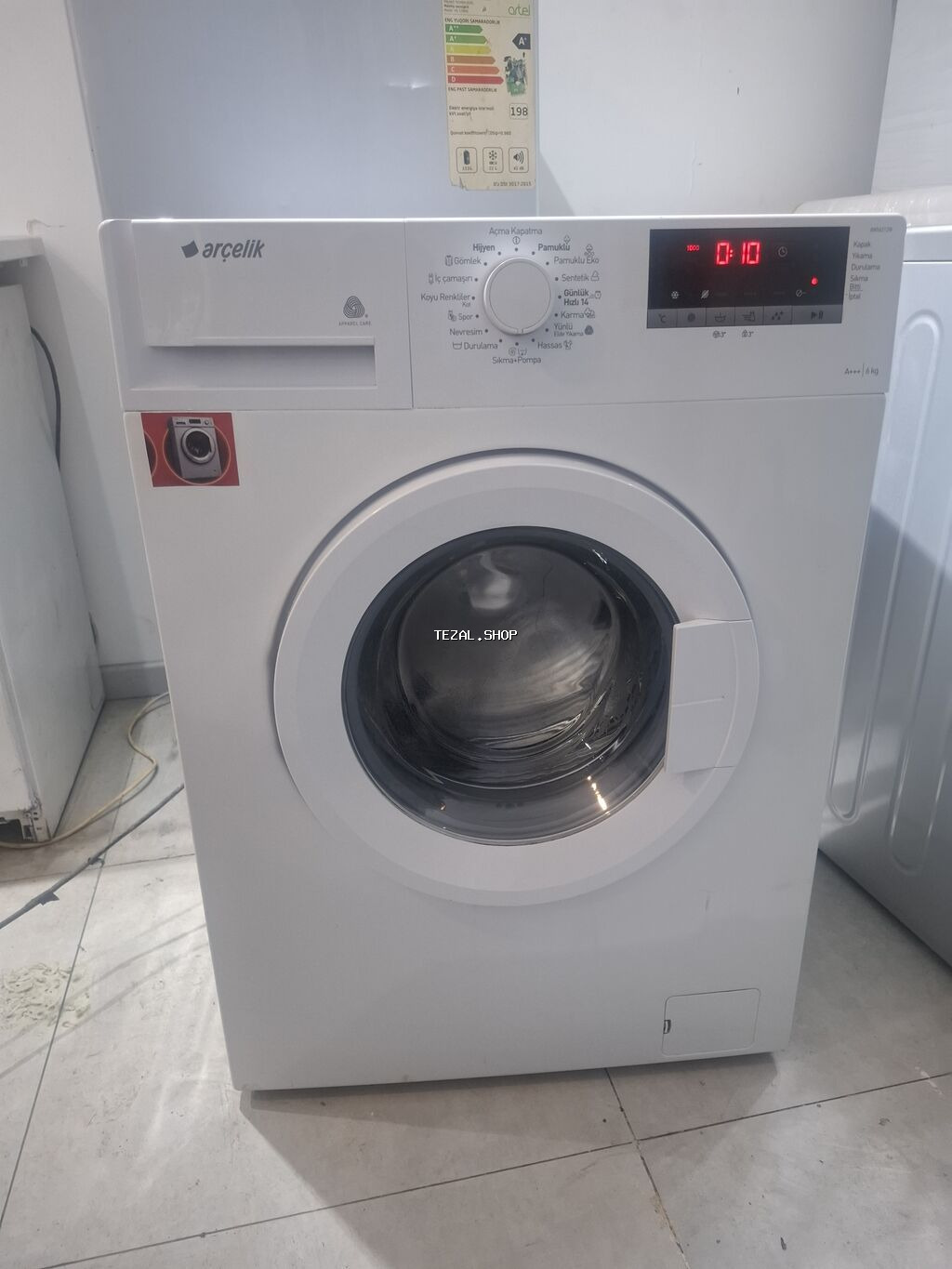 Paltaryuyan maşın Beko, 6 kq, İşlənmiş, Avtomat, Qurutmasız, Kredit yoxdur, Ödənişli çatdırılma Bakı — TezAl.shop
