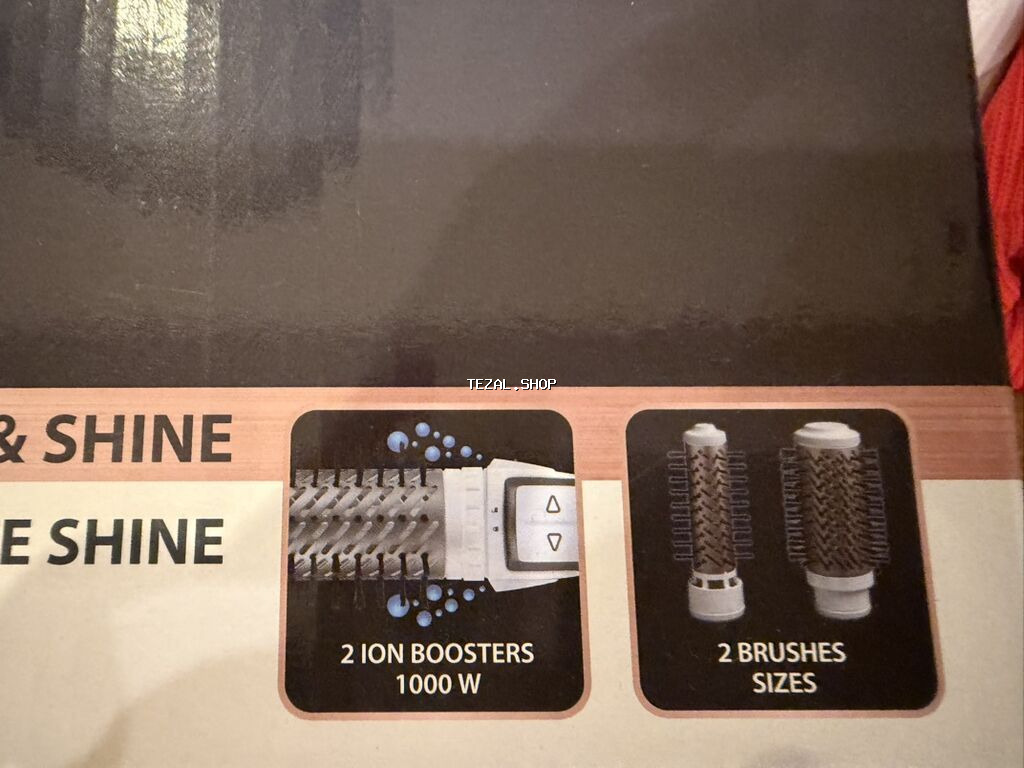 Saç üçün fırçalı fen (styler) - Güc: 1000 W - 2 Ion Boosters Bakı — TezAl.shop