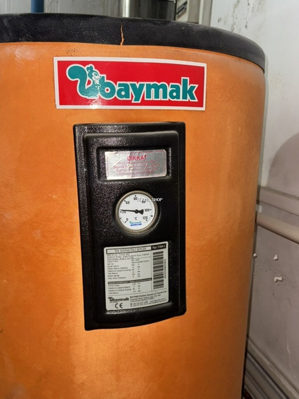 Təcili! Baymak 300 Litr Tək Serpantinli Su Qızdırıcı Boyler (İdeal - şəkil 2