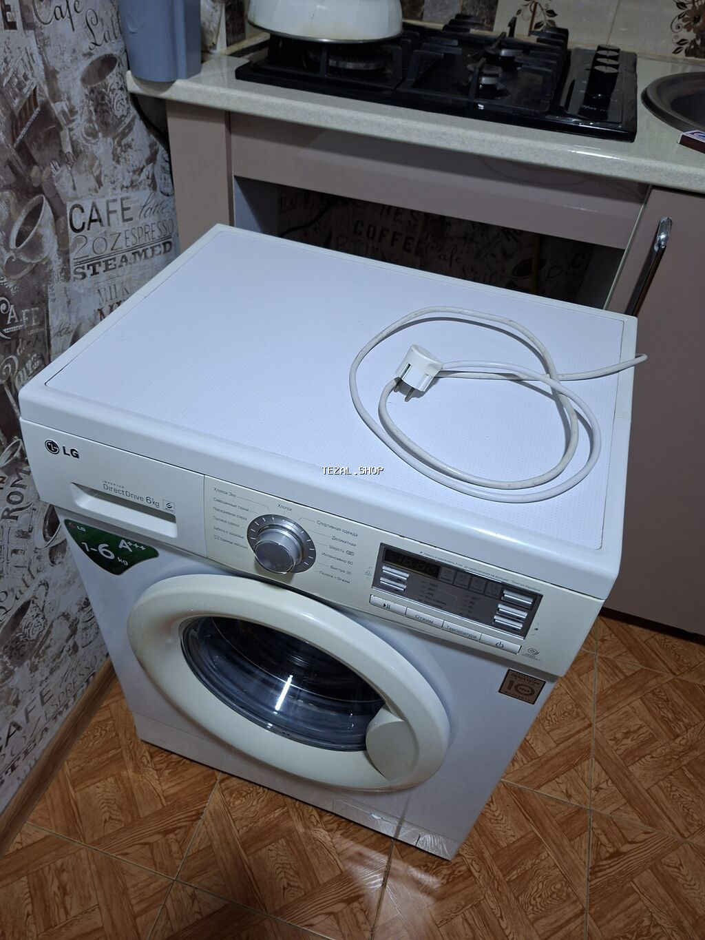 Paltaryuyan maşın LG, 6 kq, İşlənmiş, Avtomat, Qurutma var - şəkil 2