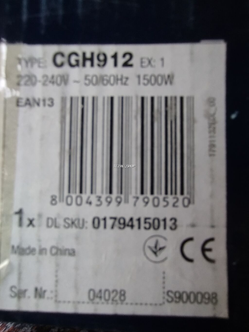 Delonghi CGH912 elektrikli kontakt qril və panini aparatı - Güc: 1500 - şəkil 3