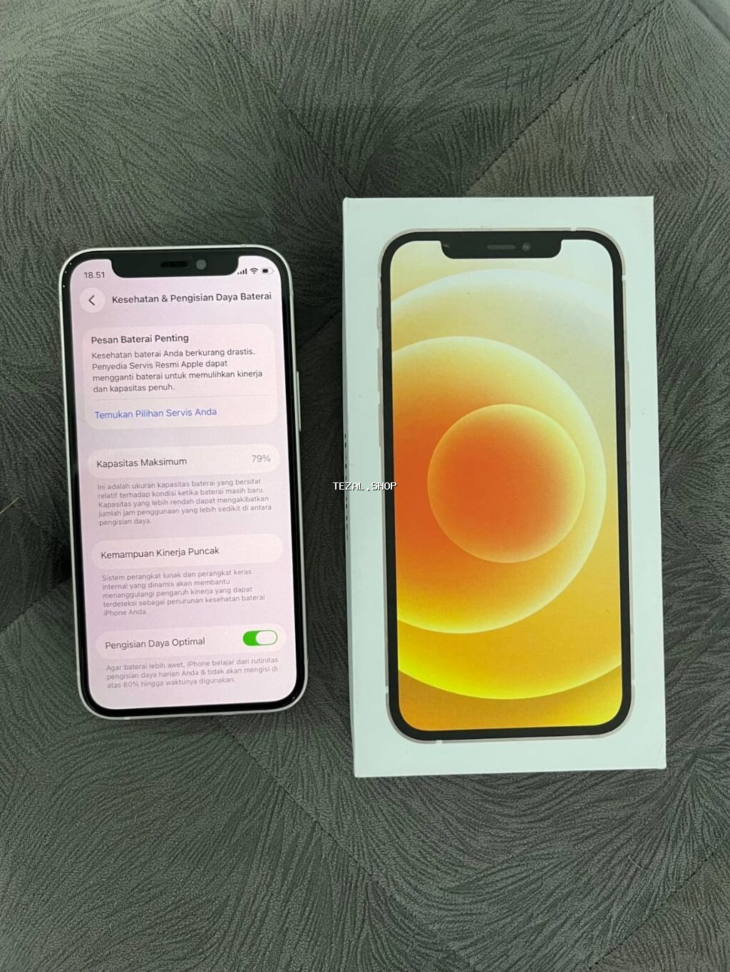 IPhone 12, 128 GB, Ağ, Zəmanət, Kredit, Simsiz şarj - şəkil 5