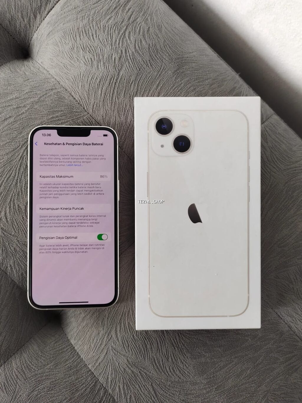 IPhone 13, 128 GB, Ağ, Zəmanət, Kredit, Simsiz şarj - şəkil 5
