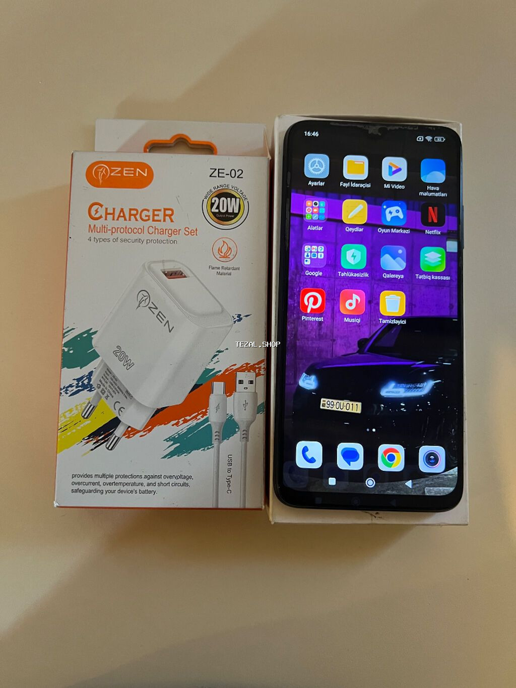 Redmi 9T, 128 GB, rəng - Qara, Face ID - şəkil 3