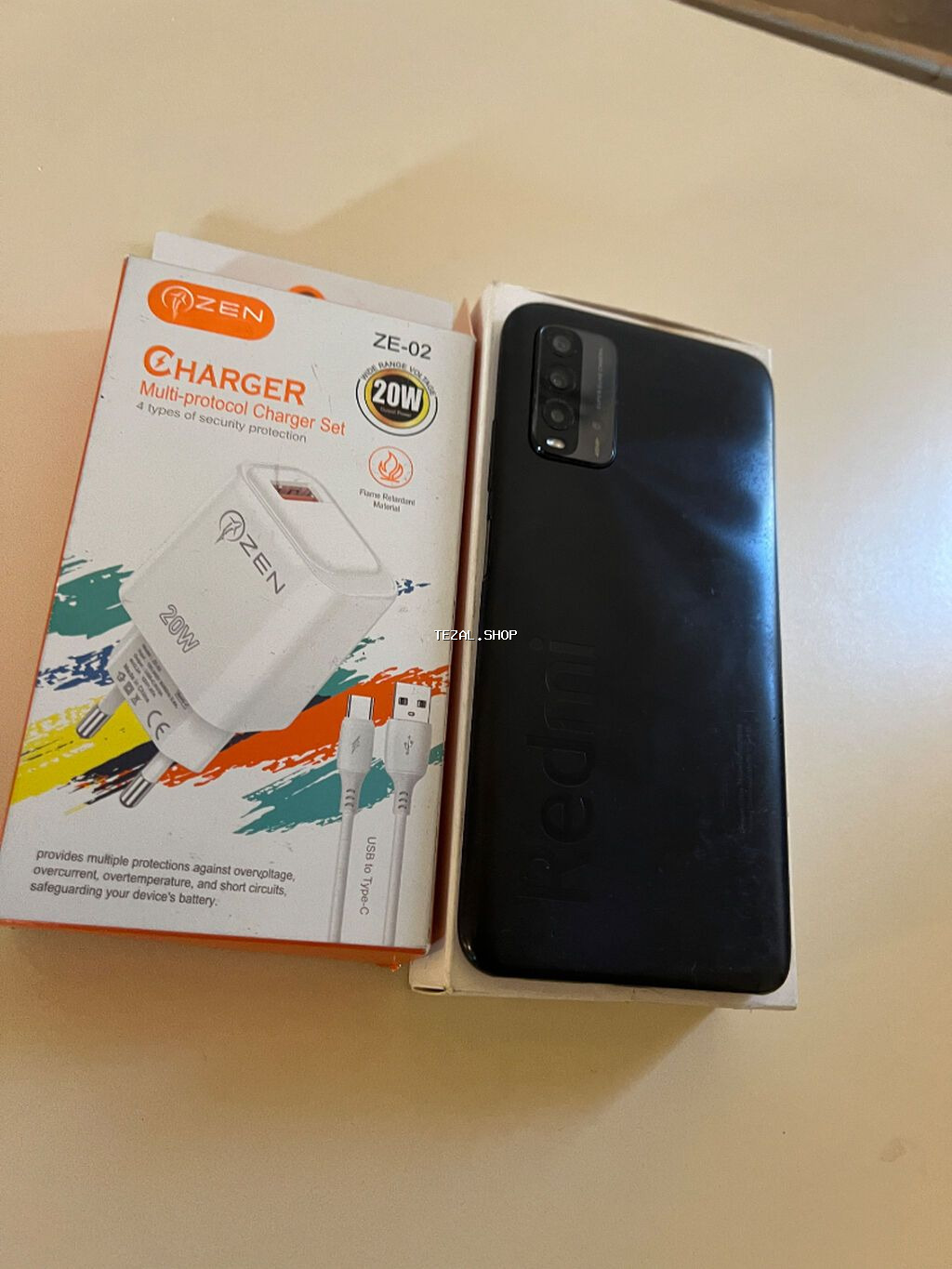 Redmi 9T, 128 GB, rəng - Qara, Face ID - şəkil 4