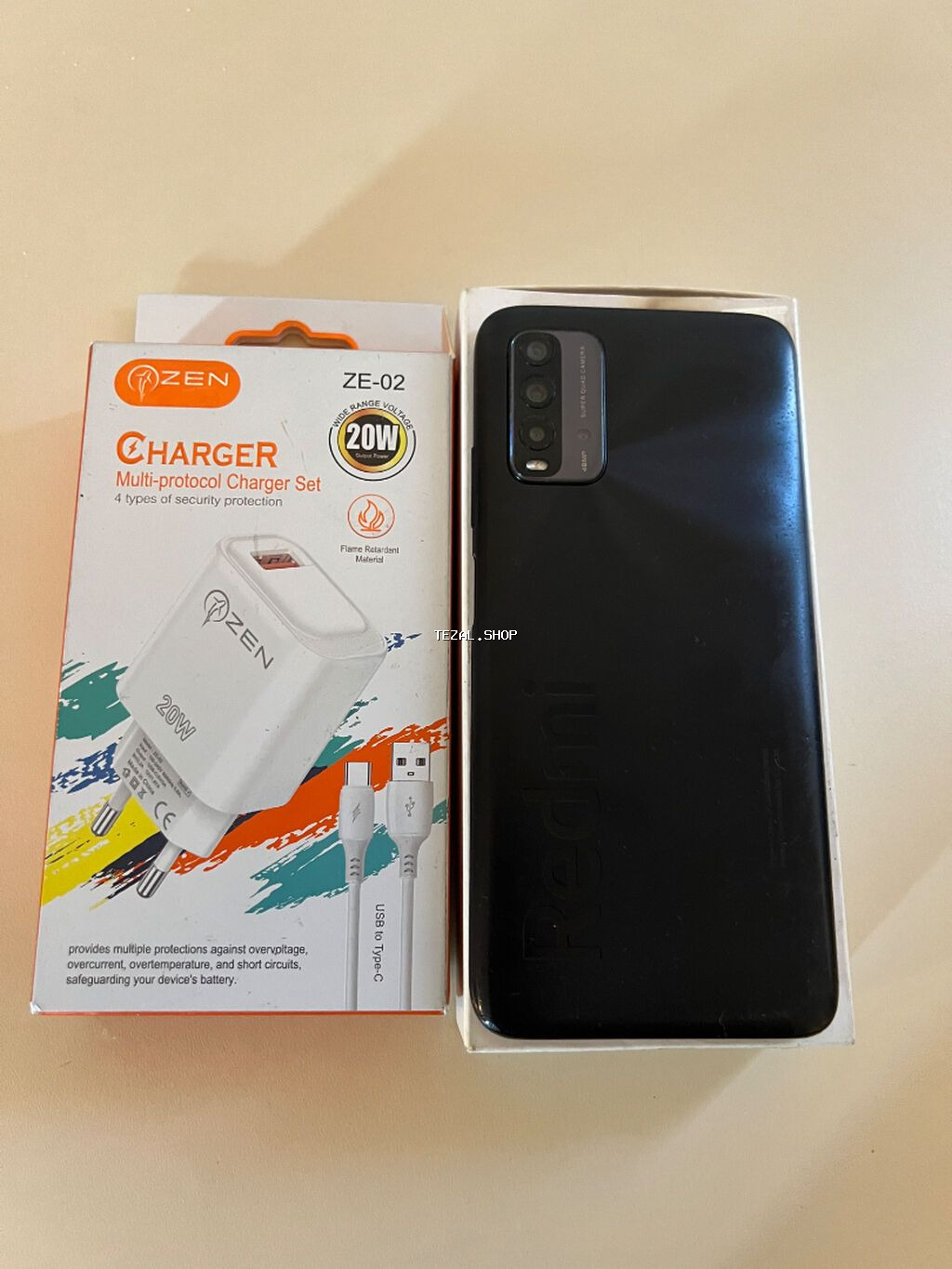 Redmi 9T, 128 GB, rəng - Qara, Face ID - şəkil 5