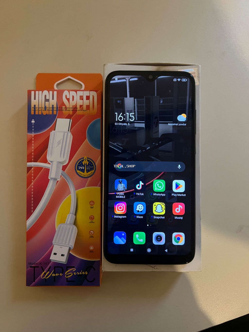 Redmi Note 7, 64 GB, rəng - Qara, Sensor