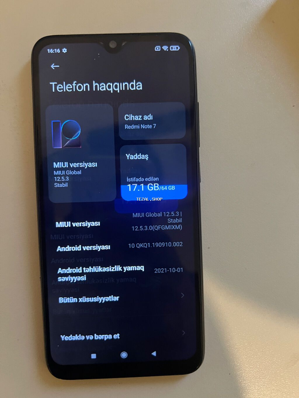 Redmi Note 7, 64 GB, rəng - Qara, Sensor - şəkil 4