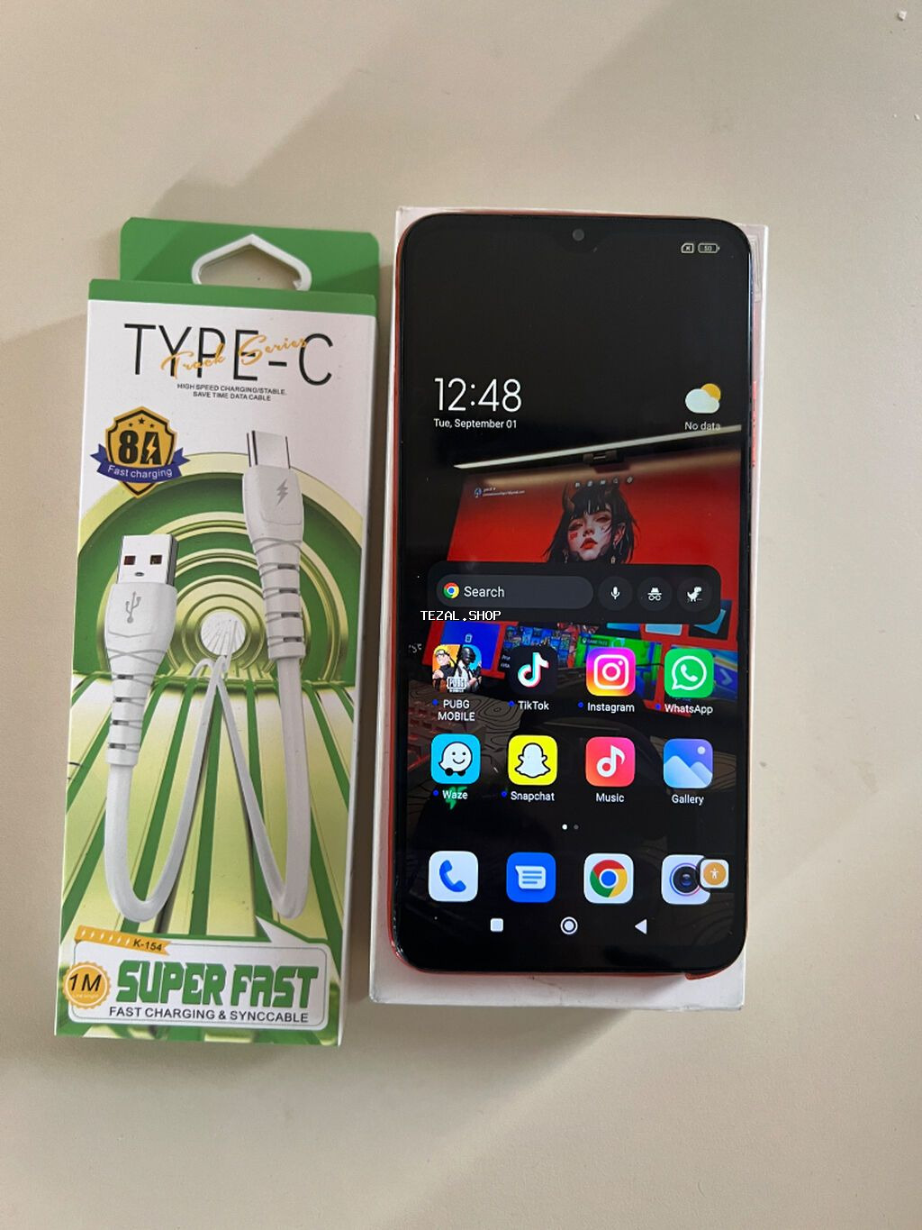 Redmi 9T, 128 GB, rəng - Qırmızı, Sensor - şəkil 4