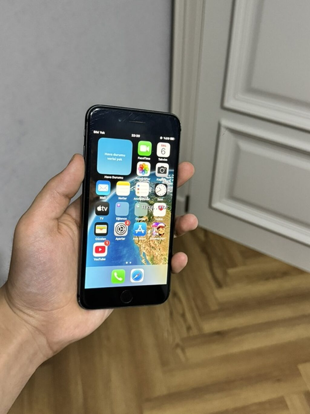IPhone 8 Plus, 64 GB, Qara, Barmaq izi - şəkil 2