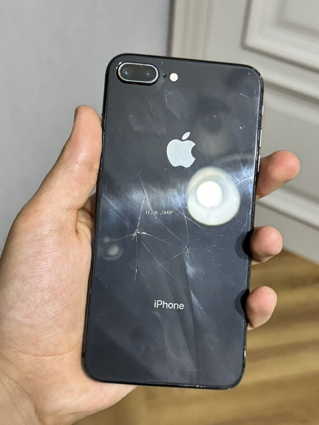 IPhone 8 Plus, 64 GB, Qara, Barmaq izi - şəkil 5