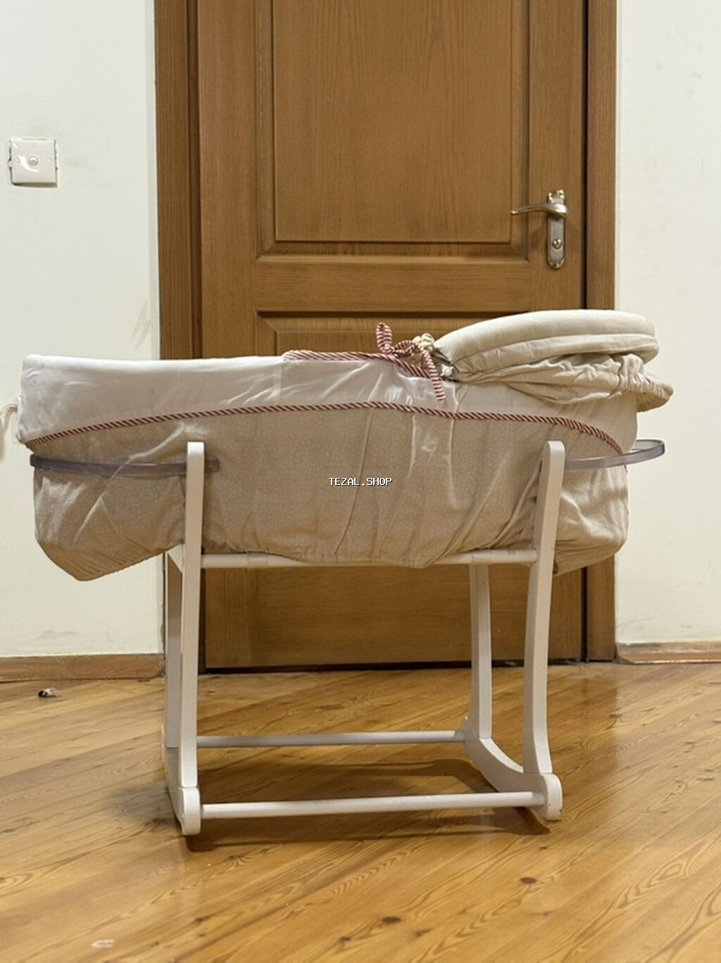 Baha alınıb. Mothercare original körpə beşiyi (Moses basket). Təzə - şəkil 4