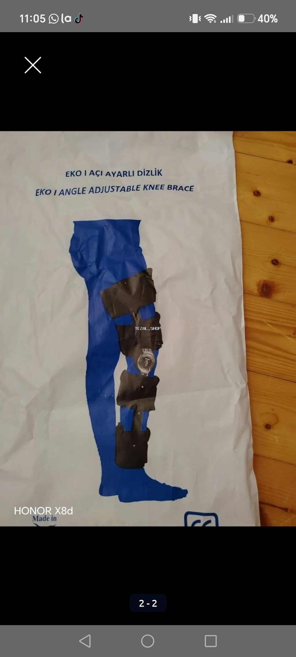 Məhsul: EKO I Angle Adjustable Knee Brace – bucaq tənzimlənən diz