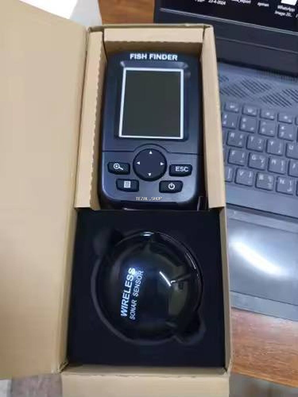 🎣 Portativ Simsiz Balıq Axtarıcı Sonar – 100 metr məsafə 🎣 Bu LCD - şəkil 4