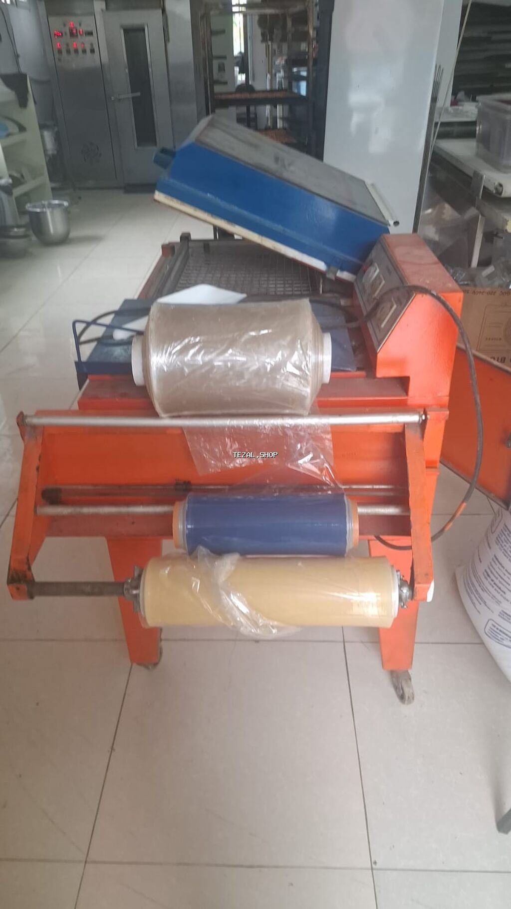 Paketləmə xətti (L-sealer + termo tunel tipli qapaqlı aparat) -