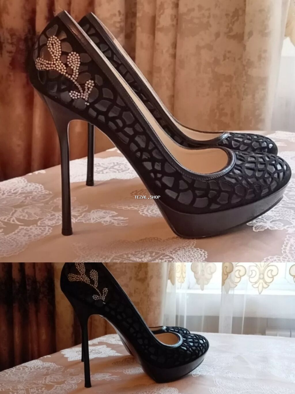 Tuflilər, Ölçü: 39.5, rəng - Qara, Yeni