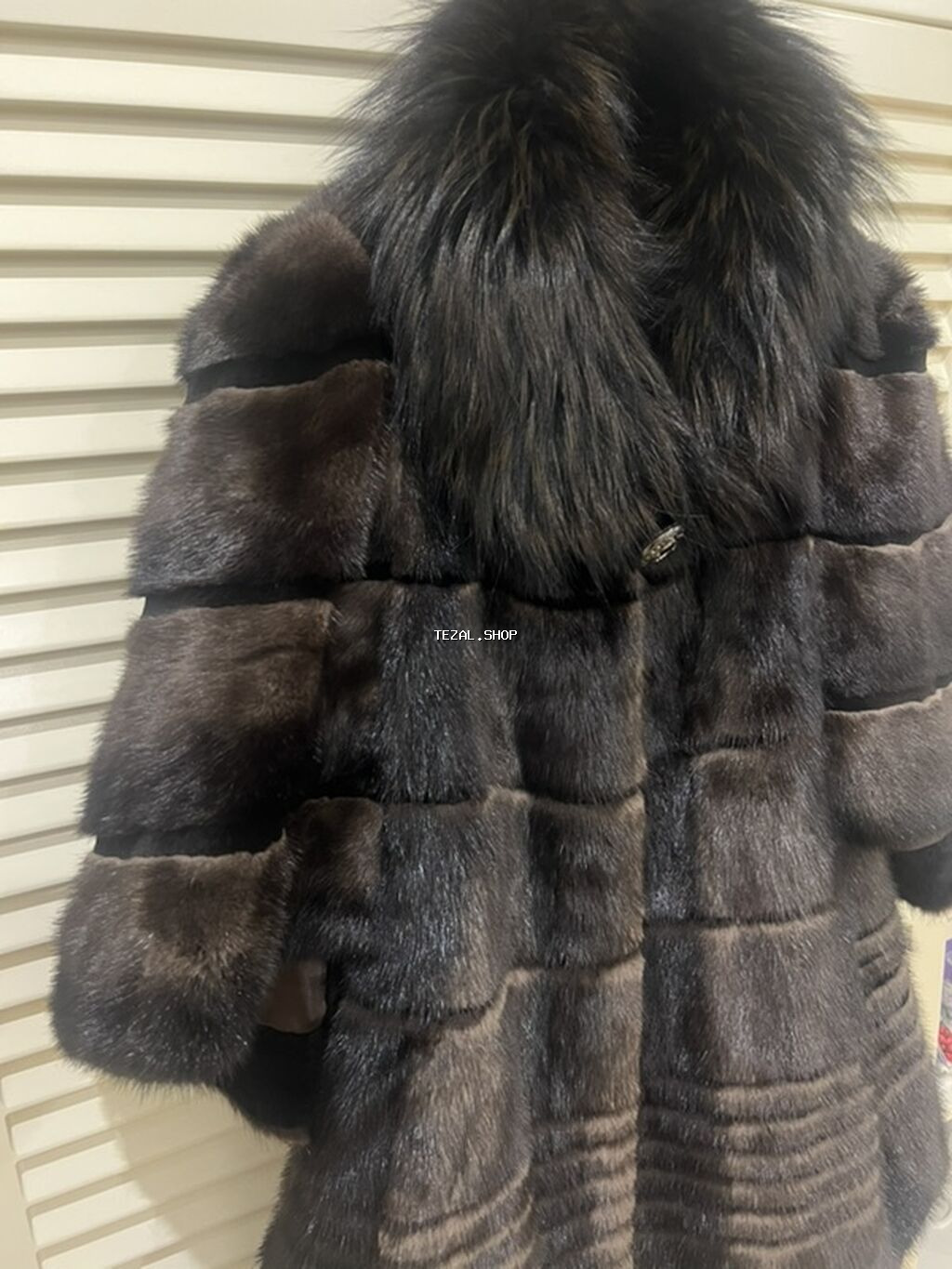 Kürk, rəng - Qəhvəyi - şəkil 2