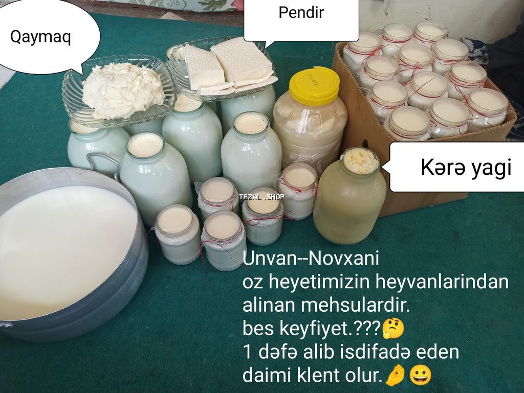 1 ltr --1 m 50 qəpik ( Süd ) 3 kq balon --4 m 50 qəpik (qatiq) 600 qr - şəkil 5