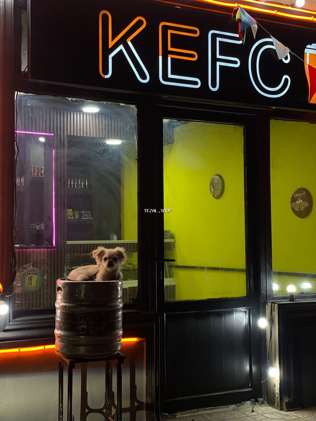 KEFÇİ – küçə barı / pivə və qəlyanaltı nöqtəsi üçün cəlbedici neon Digah — TezAl.shop