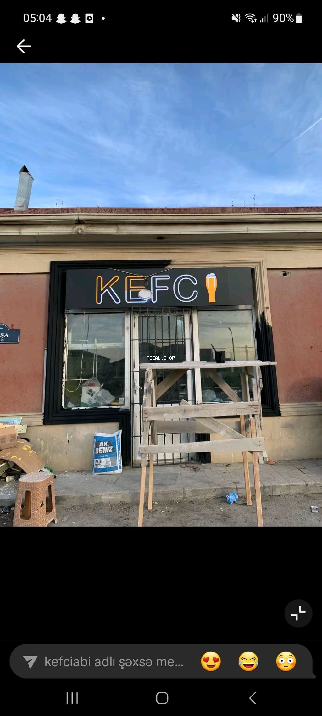 KEFÇİ – küçə barı / pivə və qəlyanaltı nöqtəsi üçün cəlbedici neon - şəkil 2
