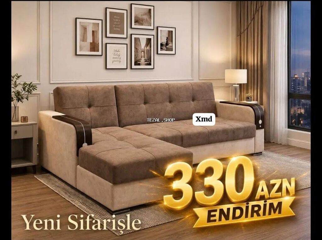 Künc divan, Qonaq otağı üçün, Parça - şəkil 2