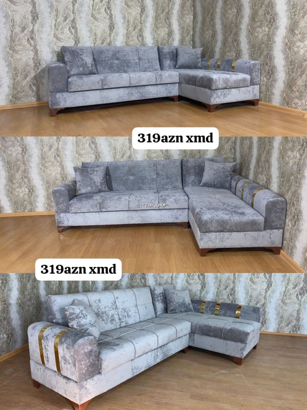 Künc divan, Qonaq otağı üçün, Parça - şəkil 5