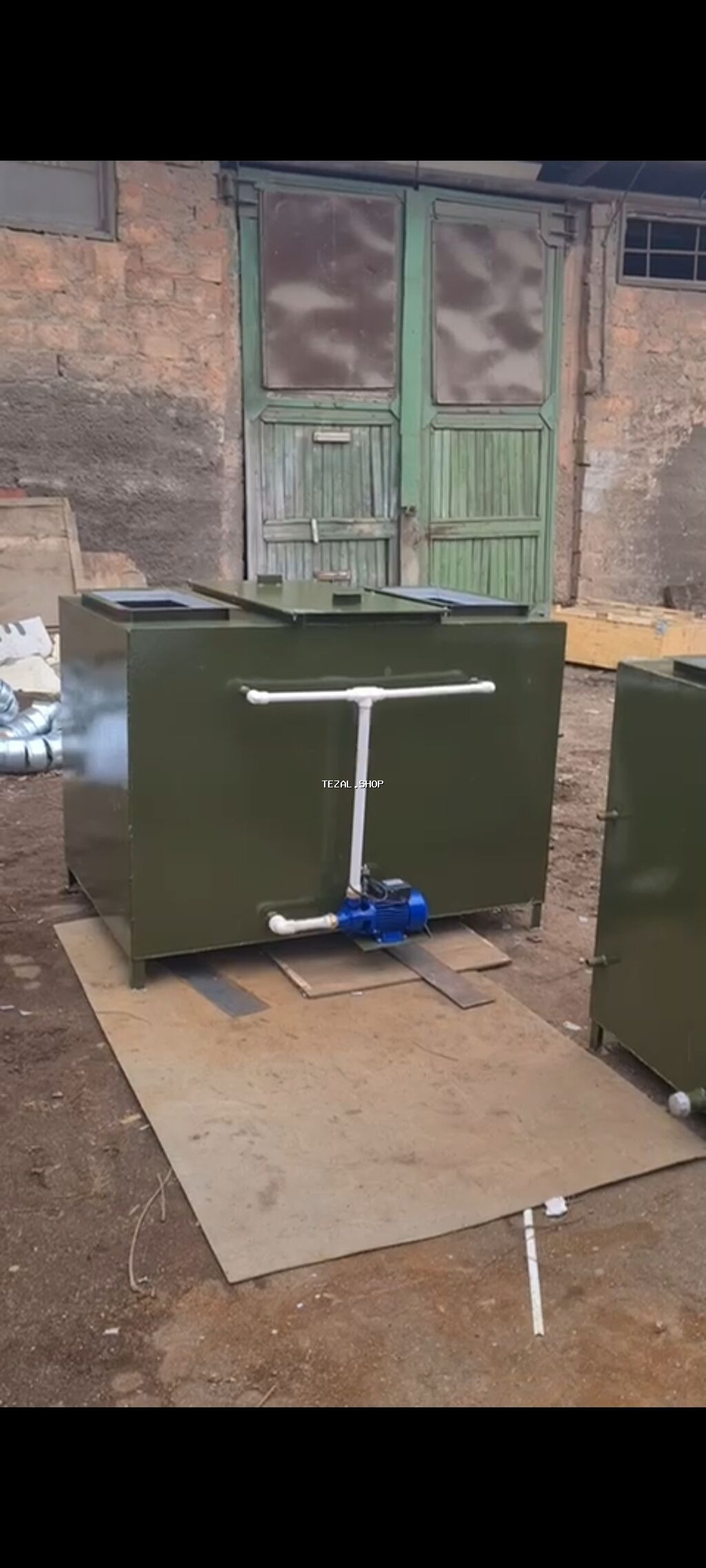 Sənaye tipli yağ tutucu (grease trap) və tüstü boğucu filtrləmə - - şəkil 5