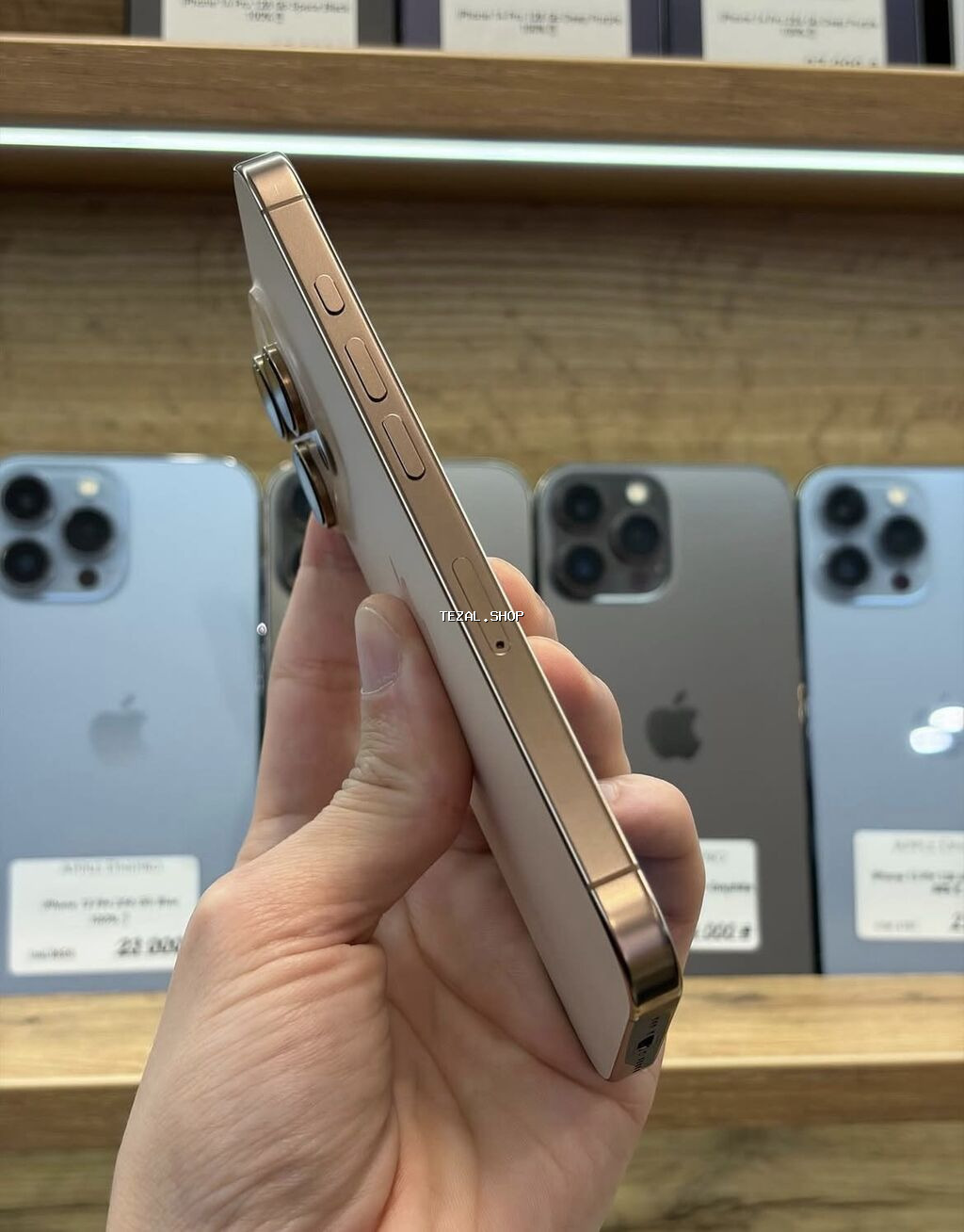 IPhone 16 Pro, 256 GB, Desert Titanium, Zəmanət, Simsiz şarj, Face ID - şəkil 2